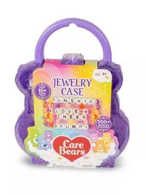 Care Bears 200-Piece Jewelry Case - Purple - NEW SEALED